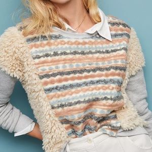 Anthropologie multimedia sweatshirt Amadi size L